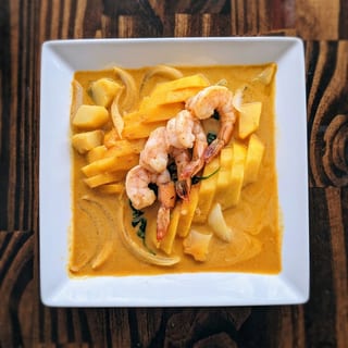 Mango Curry Shrimp