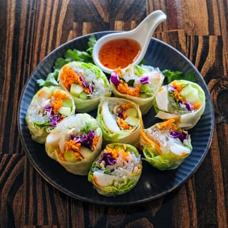Vegan Shrimp Summer Rolls