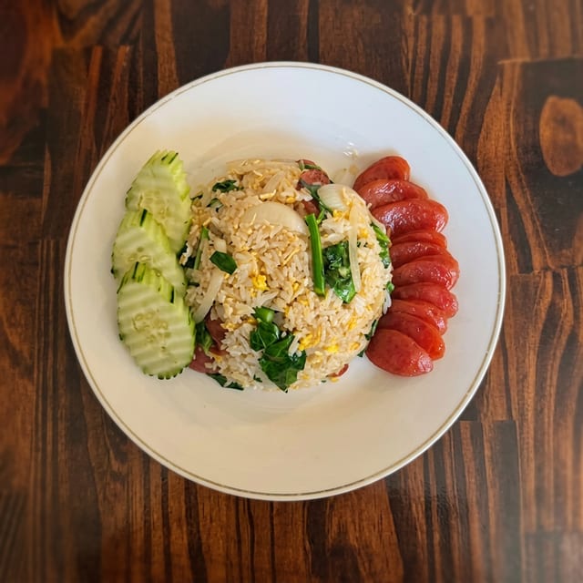 Sweet Sausage Fried Rice.