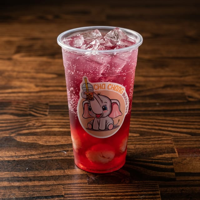 Lychee Berry Soda.