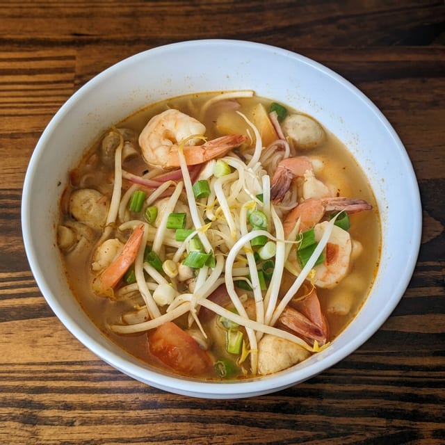 Tom Yum Noodle Soup.
