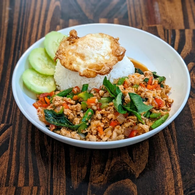 Pad Gra Prao Kai Dao.